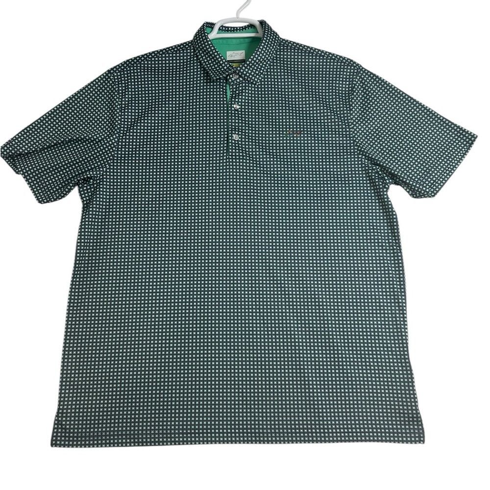 Greg Norman green polo golf shirt size XL